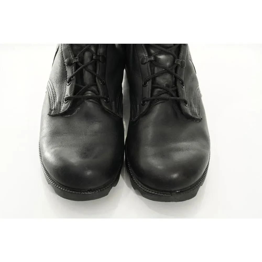 Vintage VTG Military Combat Boots 90s Y2K Black Leather Men's Sz 10.5R
